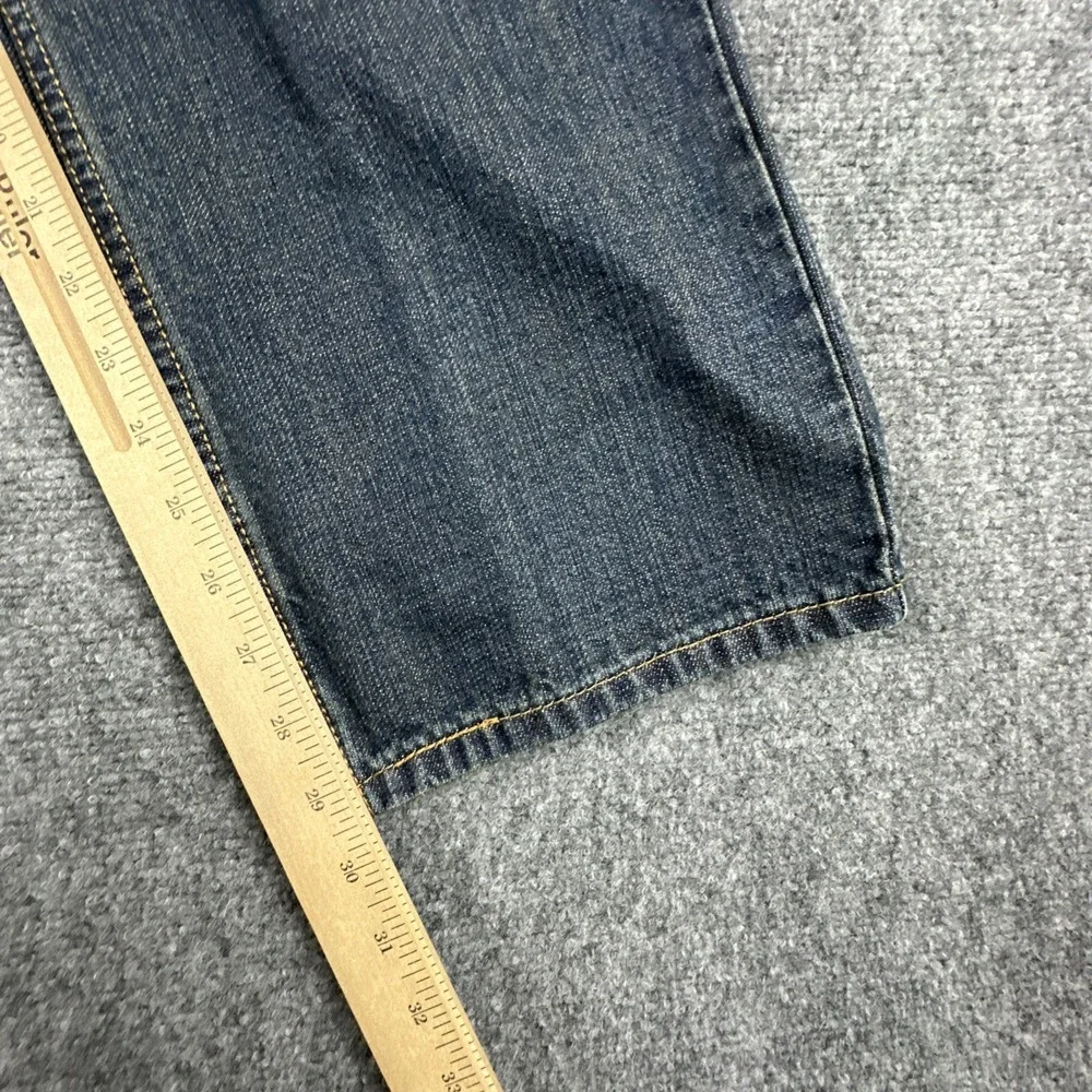 Levis 559 Men's Relaxed Straight Fit Blue Denim Jeans Size 42x30 Deep Blue Denim